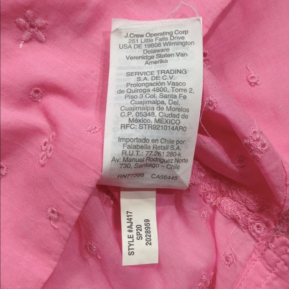 J. Crew Ruffle Front Eyelet Blouse - Picture 10 of 11